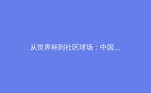 从世界杯到社区球场：中国体育产业的结构性变革与未来路径 - 2